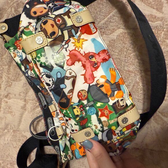 Tokidoki for LeSportsac in Country Club Sport Print Shoulder Bag - RARE Collect - Picture 3 of 8